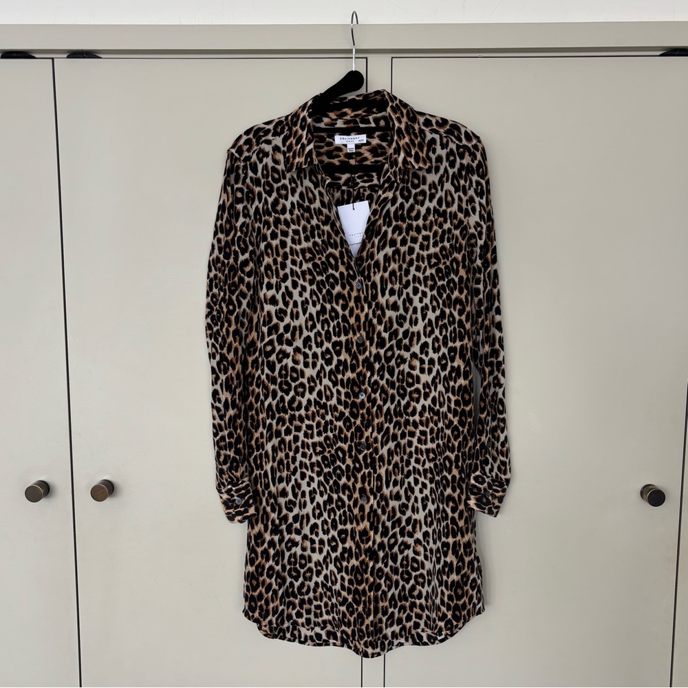 Equipment Leopard Print Shirt